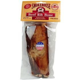 Smokehouse Beef Rib Bone Natural Dog Treat (Option: 6" Long)